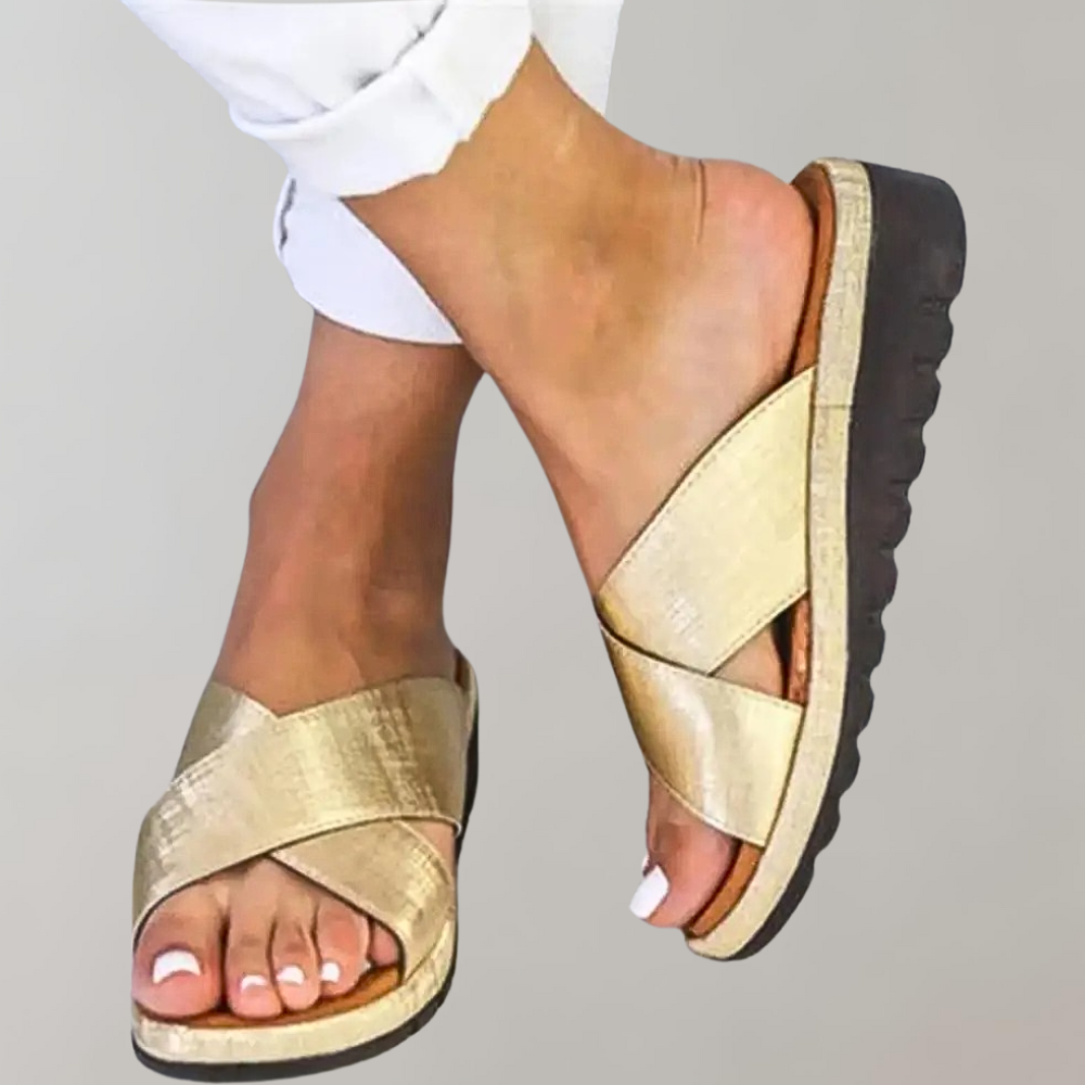 Antislip Comfortabele Zomersandalen Met Kruisband Design
