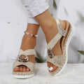 Comfortabele Orthopedische Sleehak Sandalen Voor Dames
