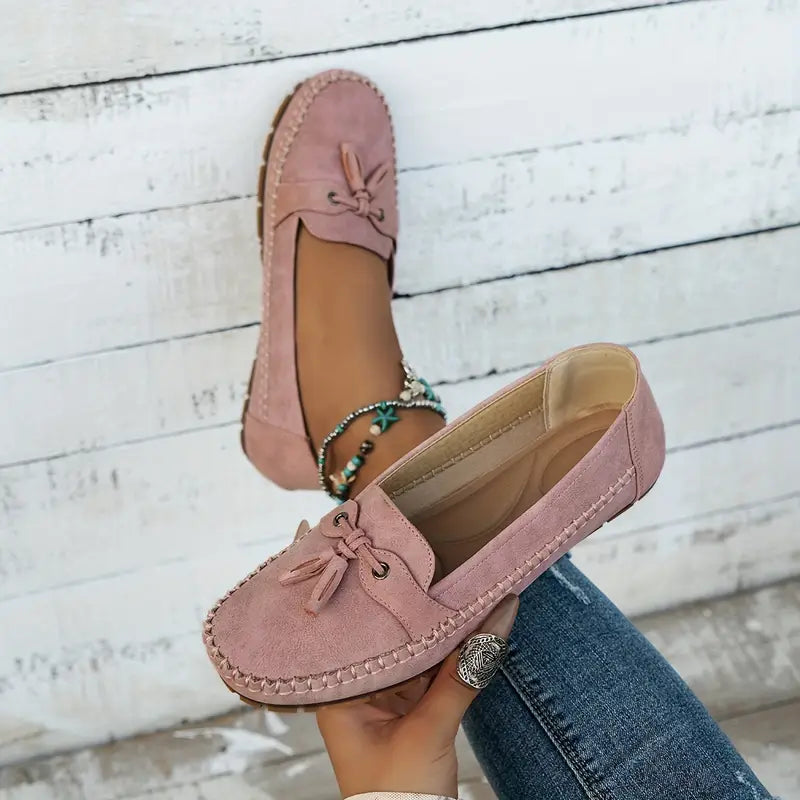 Dames Loafer Met Strik