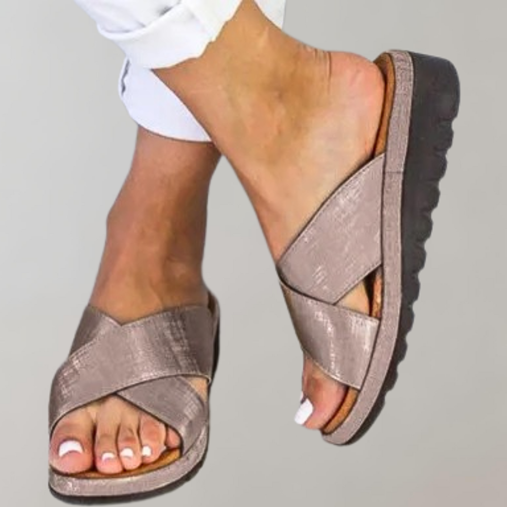Antislip Comfortabele Zomersandalen Met Kruisband Design
