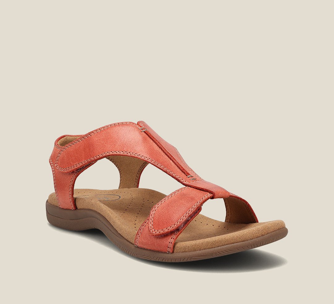 Orthopedische Leren Sandalen Met Verstelbare Bandjes Voor Dames