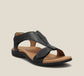 Orthopedische Leren Sandalen Met Verstelbare Bandjes Voor Dames