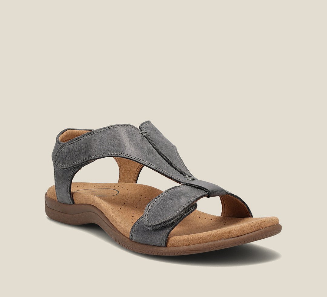 Orthopedische Leren Sandalen Met Verstelbare Bandjes Voor Dames