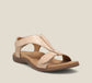 Orthopedische Leren Sandalen Met Verstelbare Bandjes Voor Dames