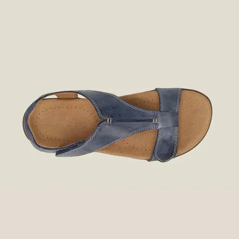Orthopedische Leren Sandalen Met Verstelbare Bandjes Voor Dames