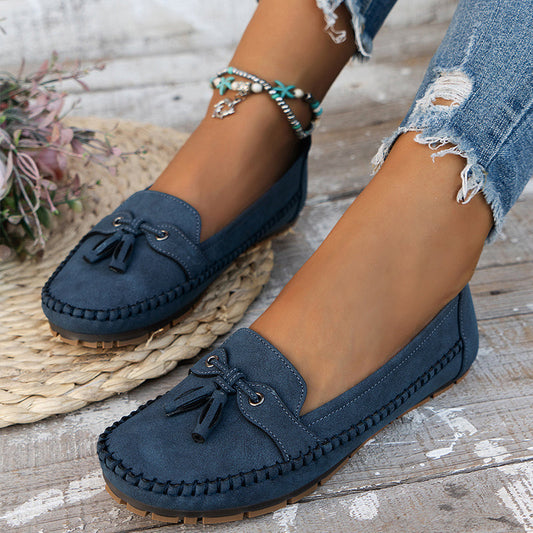 Dames Loafer Met Strik