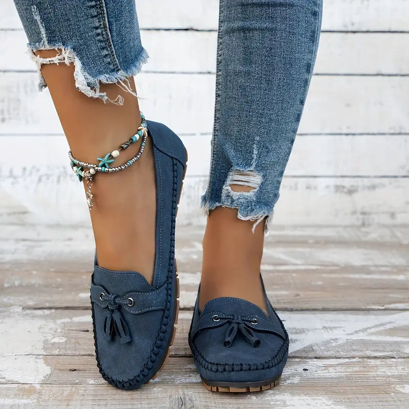 Dames Loafer Met Strik