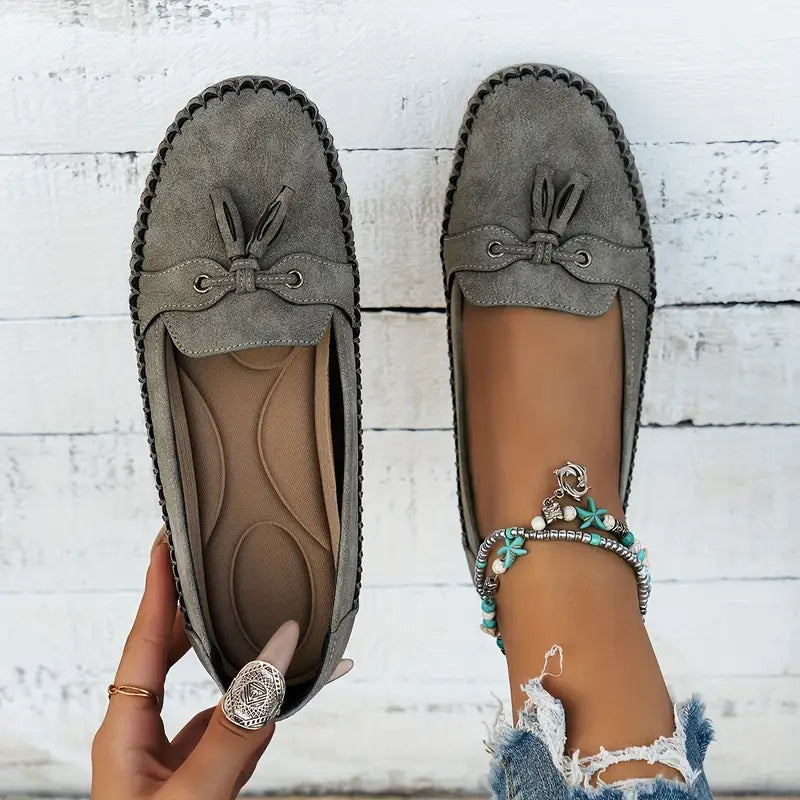Dames Loafer Met Strik