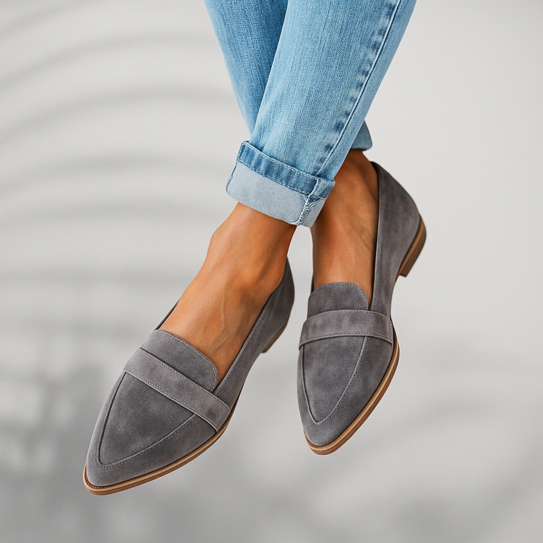 Elira | Stijlvolle Suède-Look Loafers Voor Dames