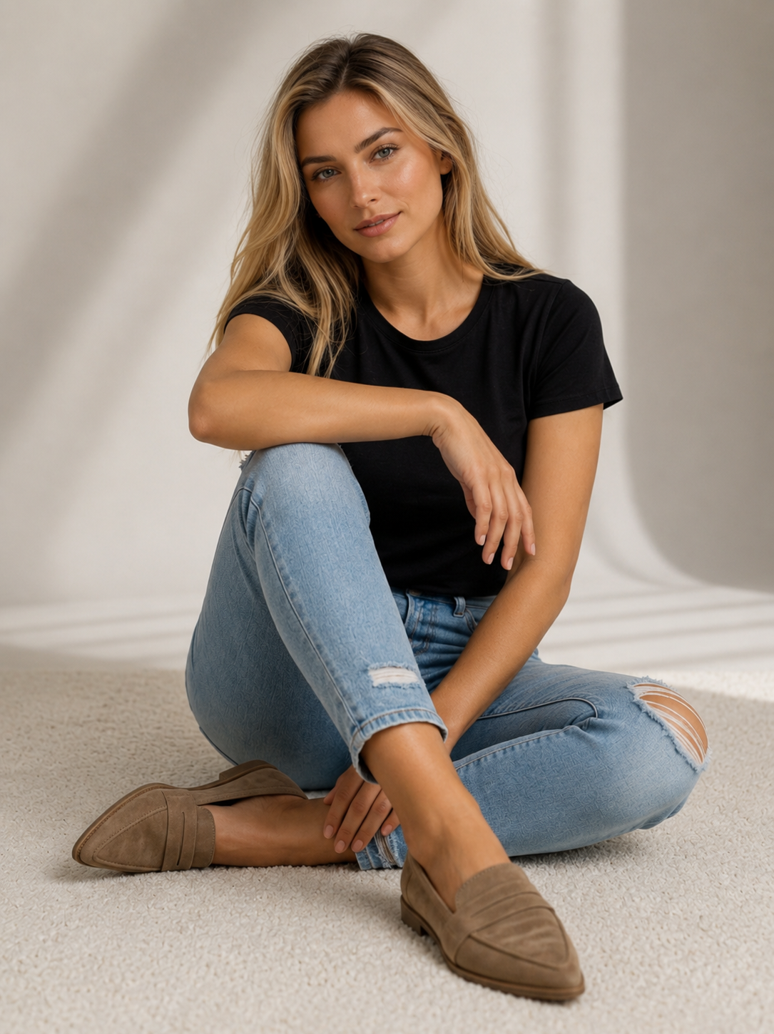 Elira | Stijlvolle Suède-Look Loafers Voor Dames